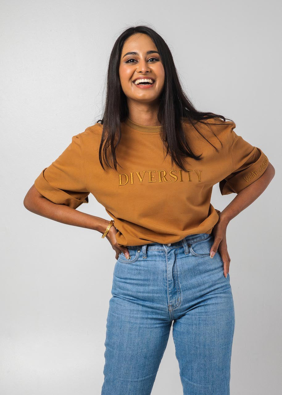 Diversity Embroidered T-Shirt