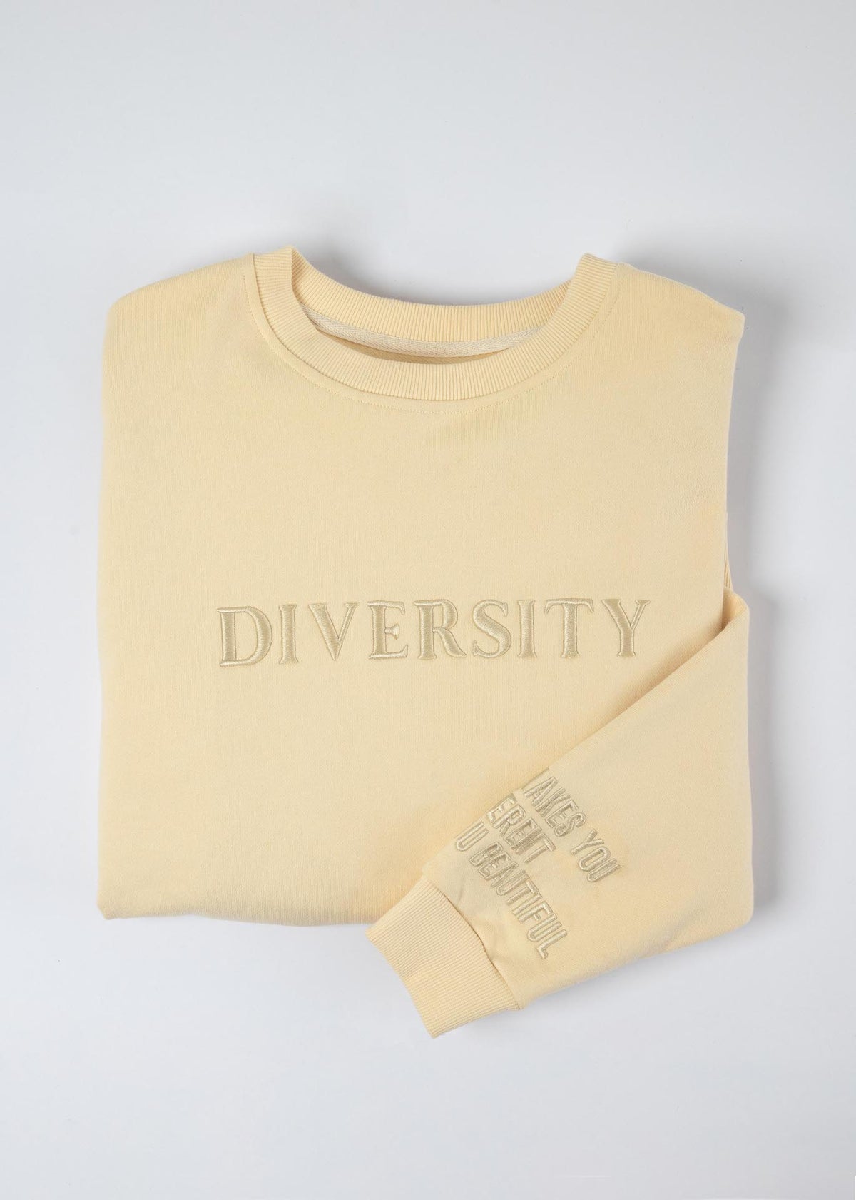 Diversity Embroidered Sweatshirt