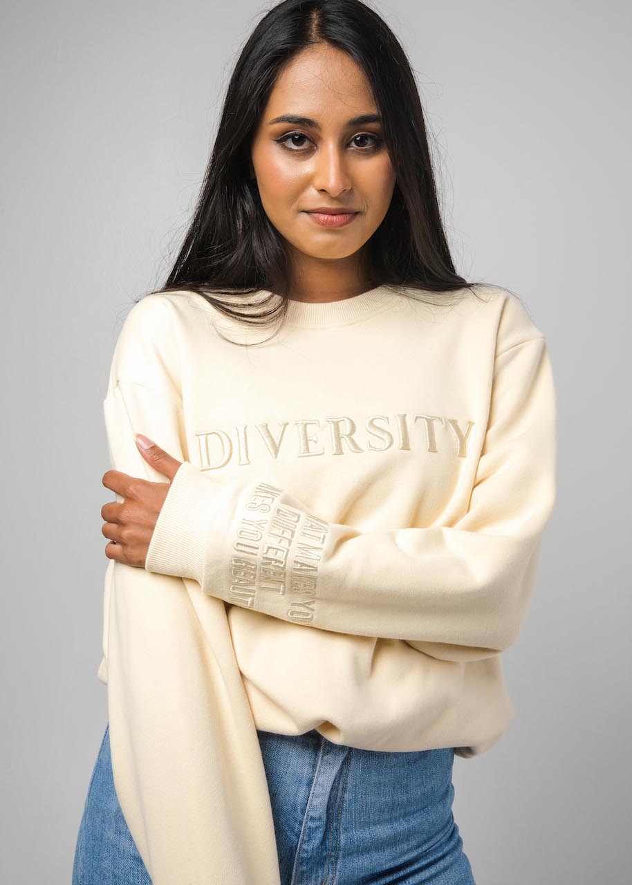 Diversity Embroidered Sweatshirt